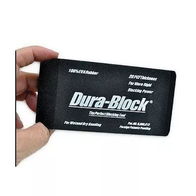 Dura-Block AF4401 EVA Rubber Sanding Block 2-5/8" x 5-1/2" with PSA Attachment