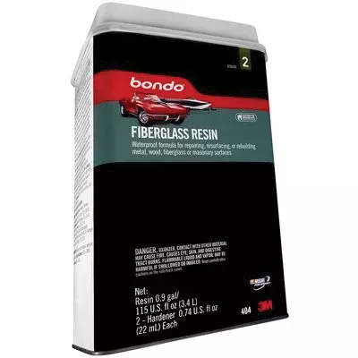 Dynatron 401 Bondo Fiberglass Resin, 1 pt Clear Liquid Can