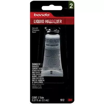 Dynatron Bondo Hardener 912 0.37 oz Clear liquid for fast polyester resin cure