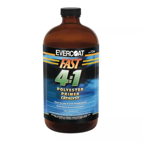 Evercoat 734 Fast Polyester Primer Catalyst Clear 946 mL Bottle Liquid 4:1 Mix