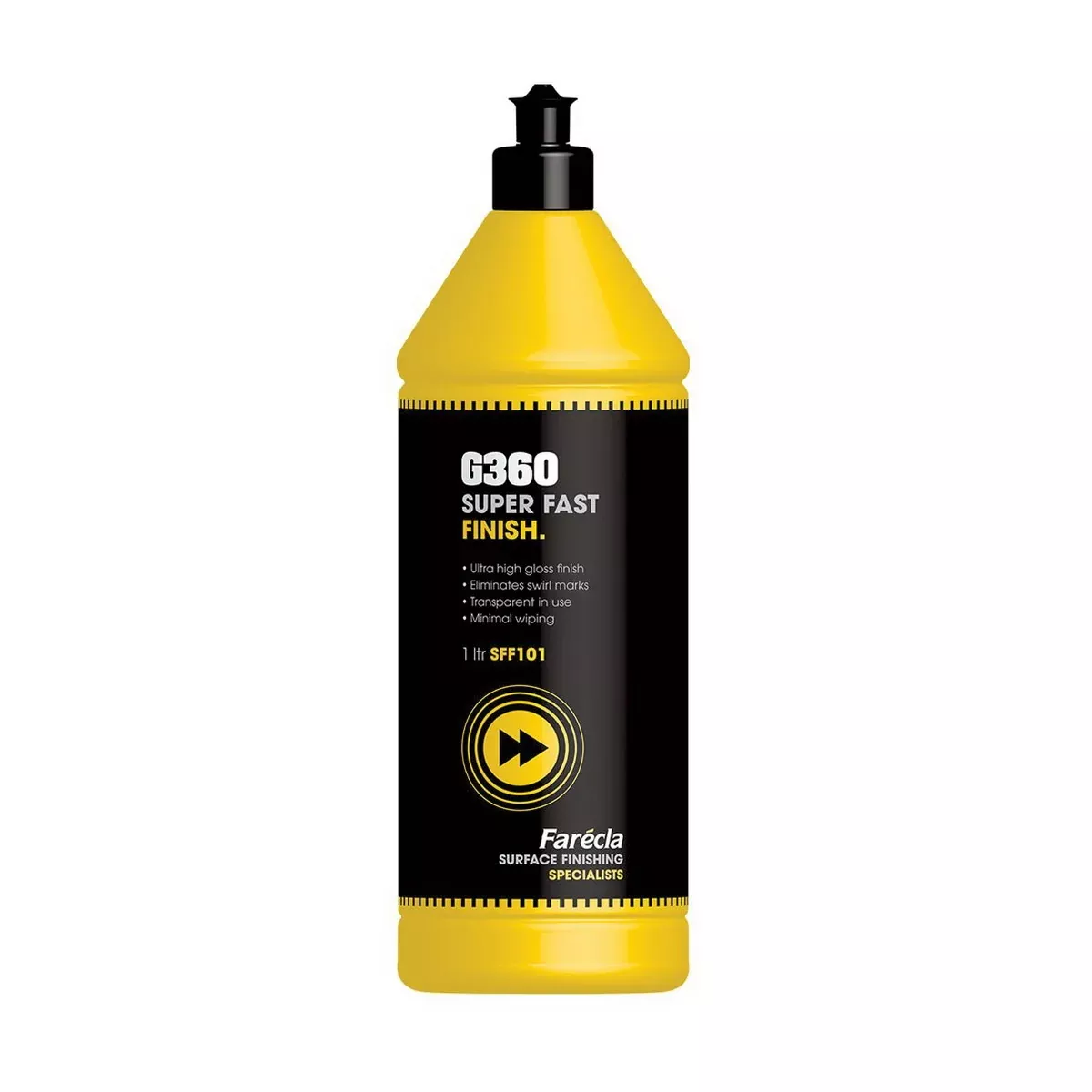Farecla 90601 G360 Super Fast Finish, 1 L White Liquid Bottle