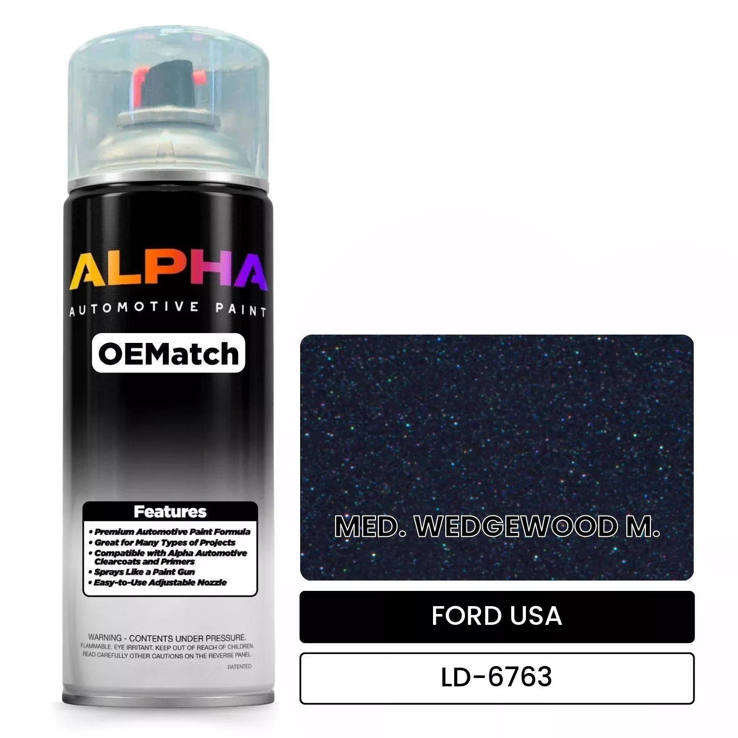 FORD USA MED. WEDGEWOOD M. LD-6763 | OEMatch Automotive Spraycan