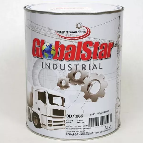 Globalstar 0D7066 Mixing Toner - Fine Aluminum, 3.5 L Can