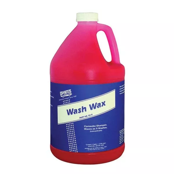 Granitize Products Wash Wax S-3, 1 gal Red Liquid Concentrated Bottle