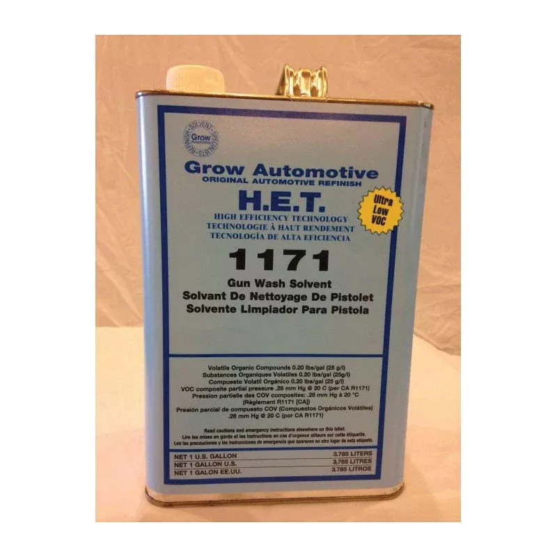 Grow Automotive Low VOC Gunwash Solvent 1171-1 1 Gallon