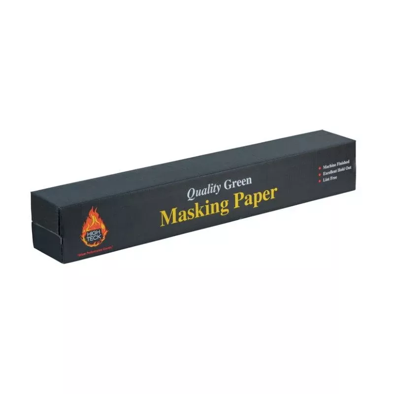 High Teck 3 in x 600 ft Green Masking Paper MP160G-3 35 lb