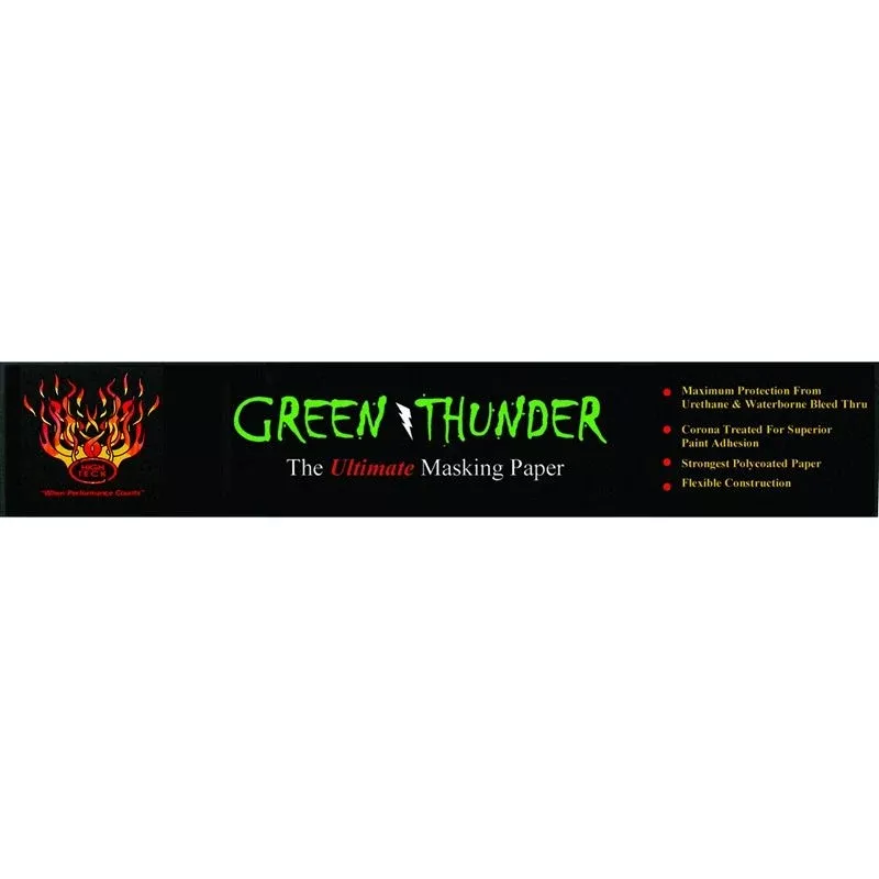 High Teck Green Thunder MP450GT-6 Masking Paper 6 in x 500 ft, 30 lb Basis