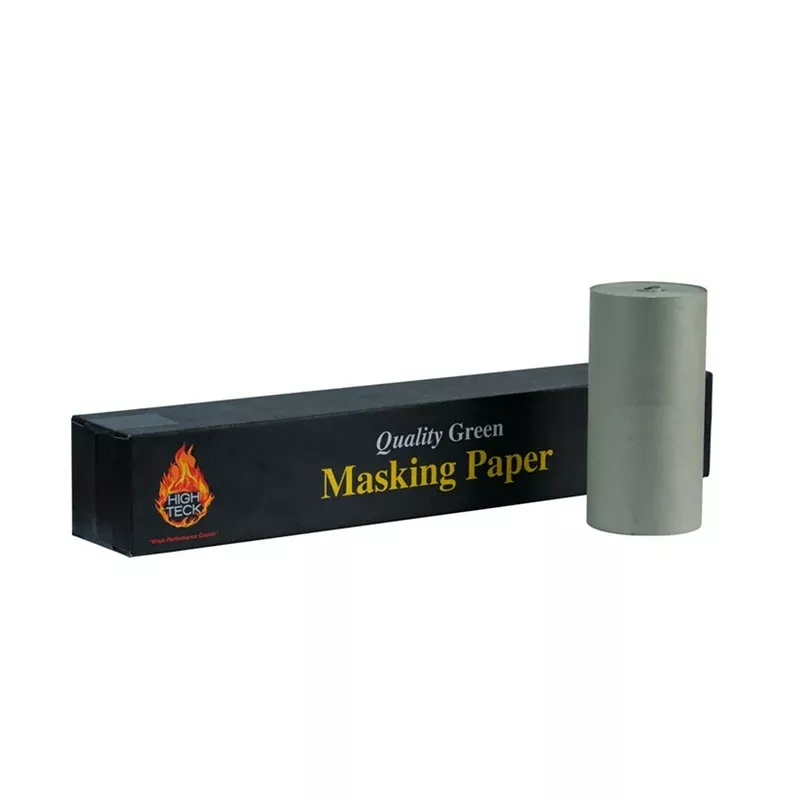 High Teck MP3100G-12 Green Lint-Free Masking Paper, 12 in Width, 1000 ft Length, 28 lb Basis