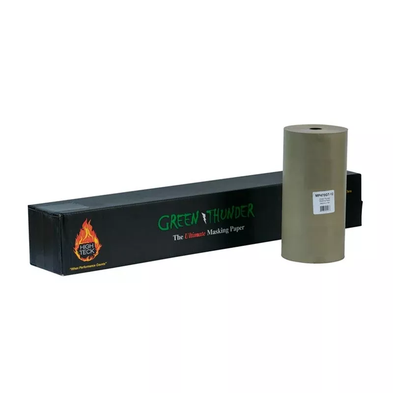 High Teck MP470GT-12 Green Thunder Masking Paper 12 in Width 700 ft Length