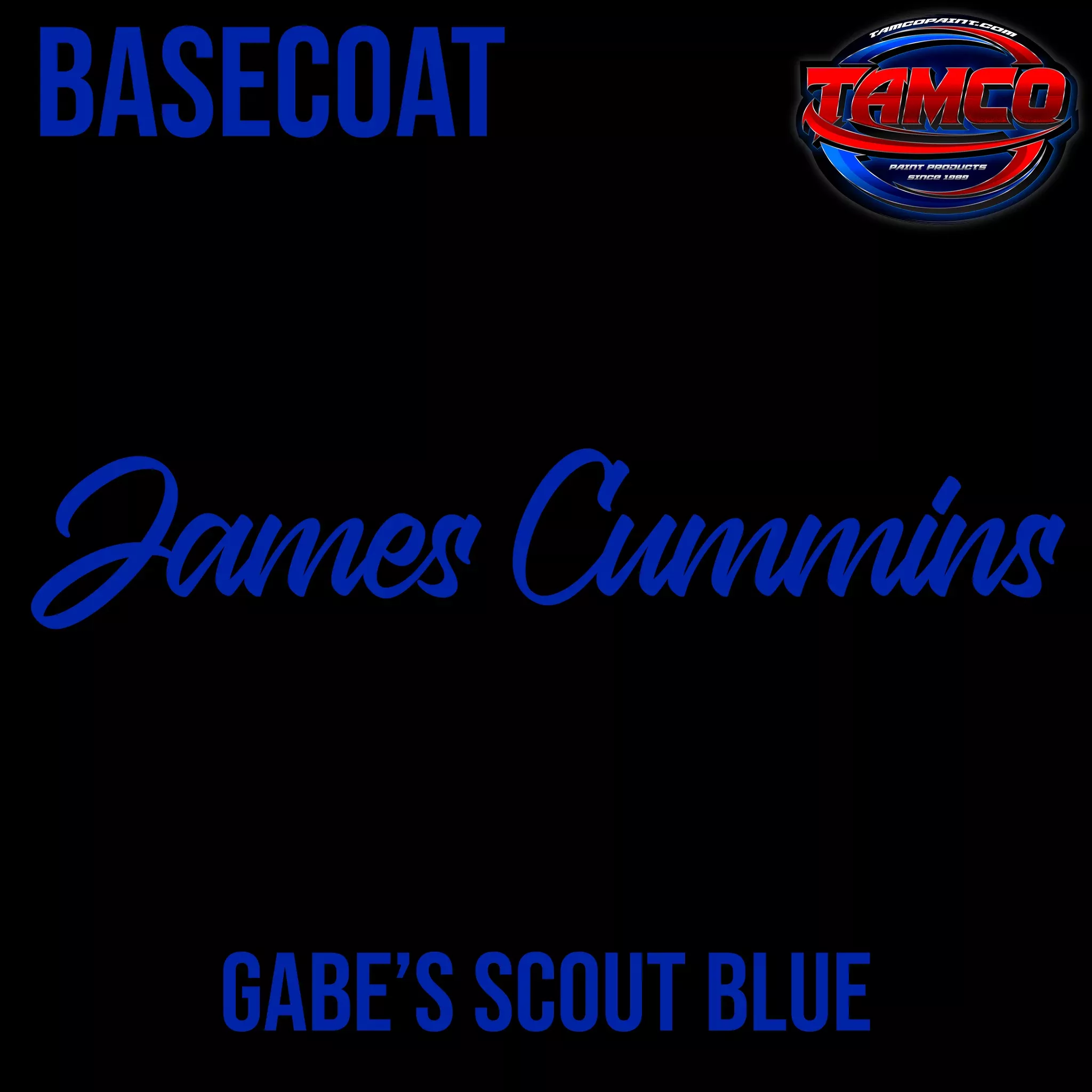 James Cummins | Gabe's Scout Blue | Customer Color Basecoat