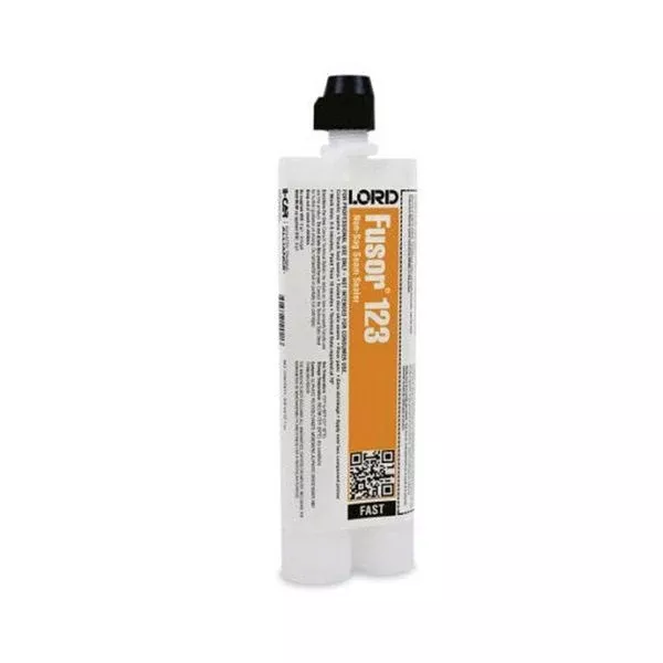 LORD Fusor Adhesives Fusor 123 2-Part Fast Non-Sag Seam Sealer, 7.1 oz Cartridge, Paste, White, 24 h