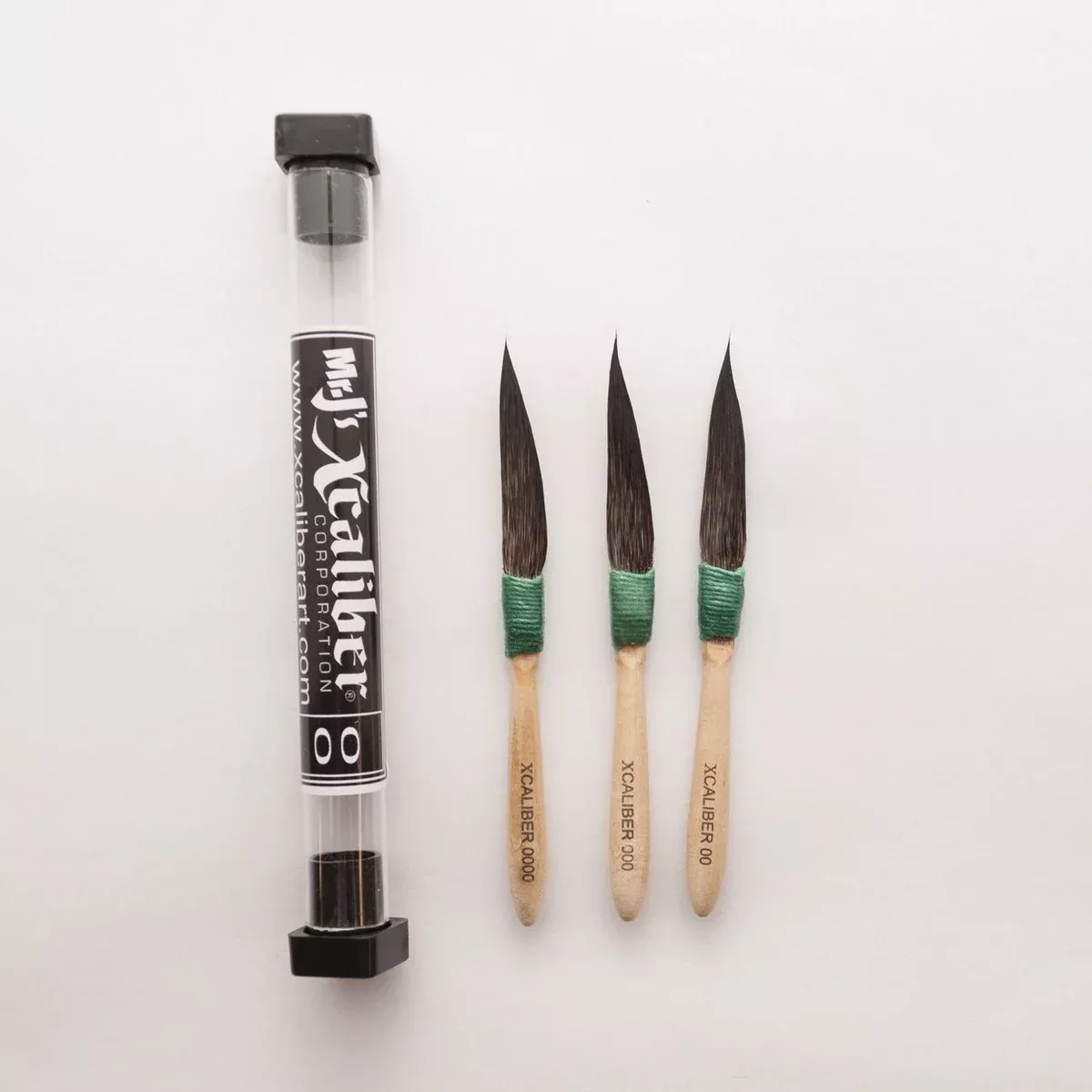 Mack Brushes MACK Xcaliber X-0 X Series Squirrel Hair Pinstriping Brush, #0 Brush