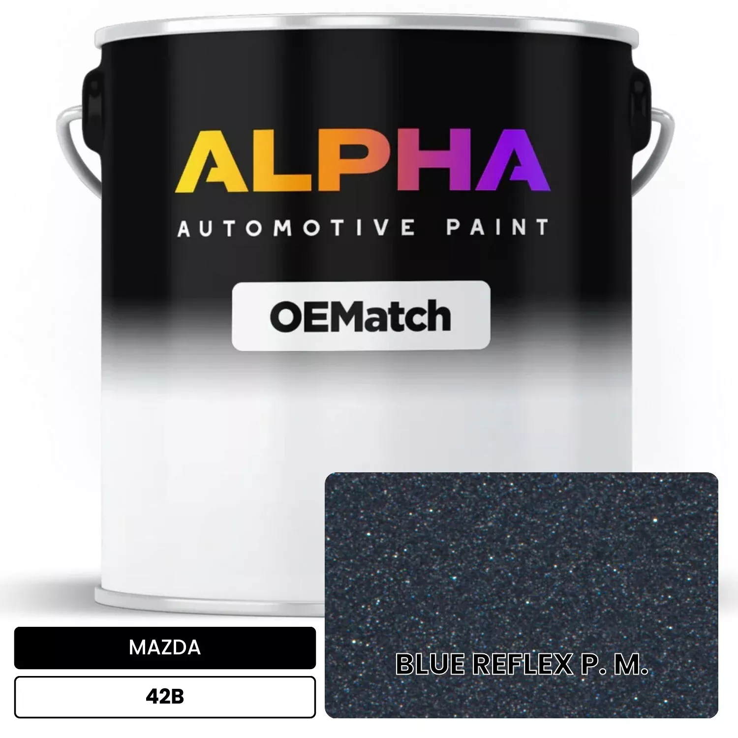 MAZDA BLUE REFLEXP. M. 42B | OEMatch Basecoat