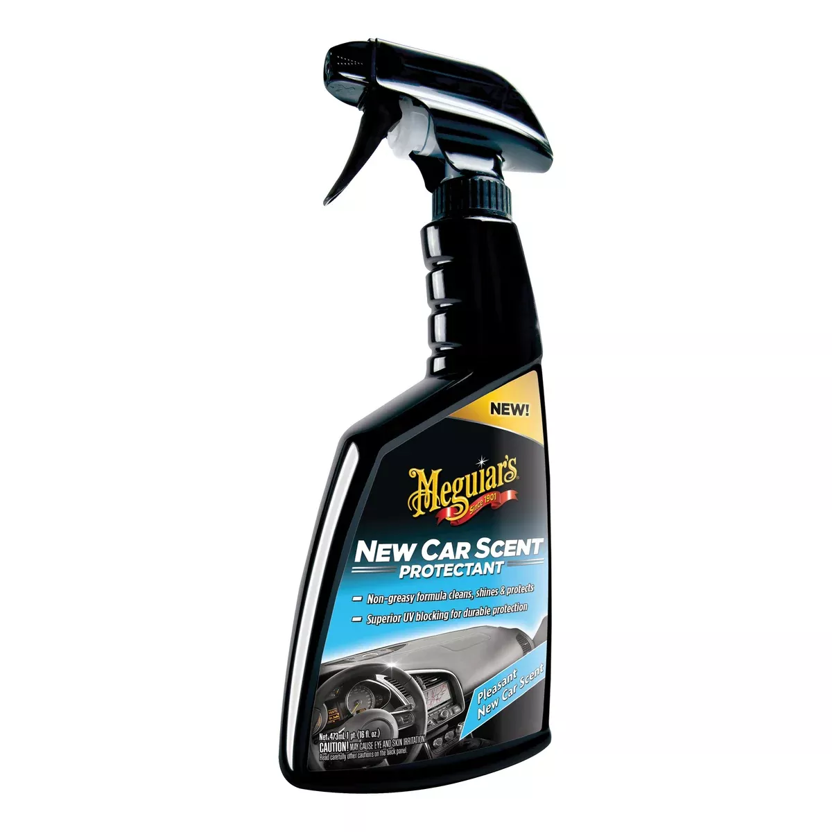 Meguiar's G4216 Car Scent Protectant 16 oz Aerosol Can, Milky White Liquid