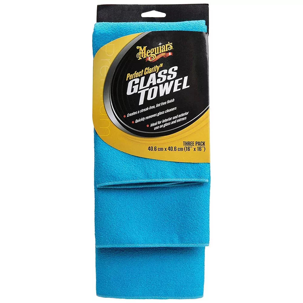 Meguiar's Perfect Clarity Glass Towel (3-Pack)