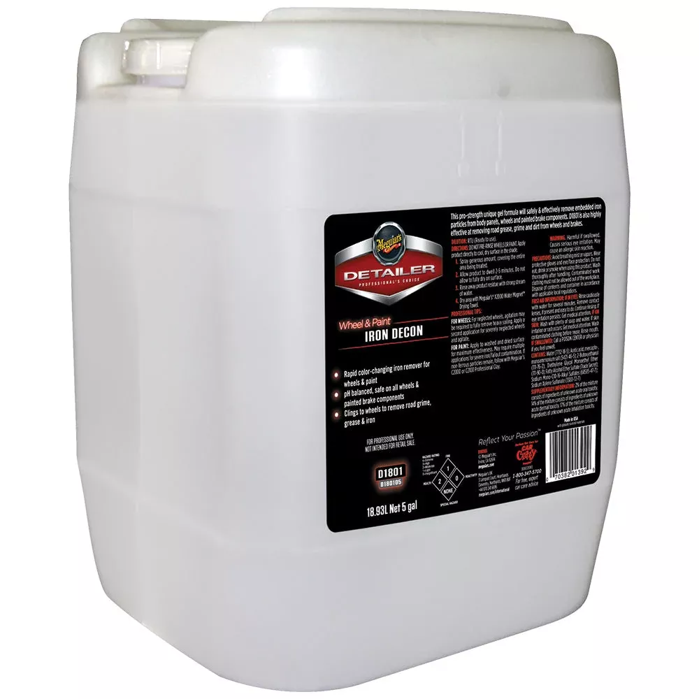 Meguiar's Professional Wheel & Paint Iron Decon D1801 - 5 gal