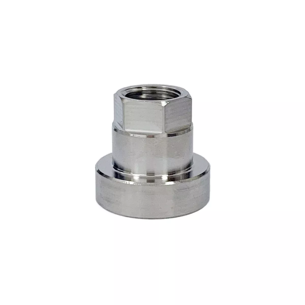 Mirka Stainless Steel PCS Spray Gun Adapter - Corrosion-Resistant, Part 9190171101