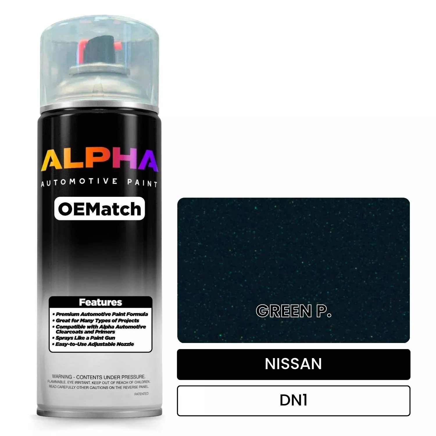 NISSAN GREEN P. DN1 | OEMatch Automotive Spraycan