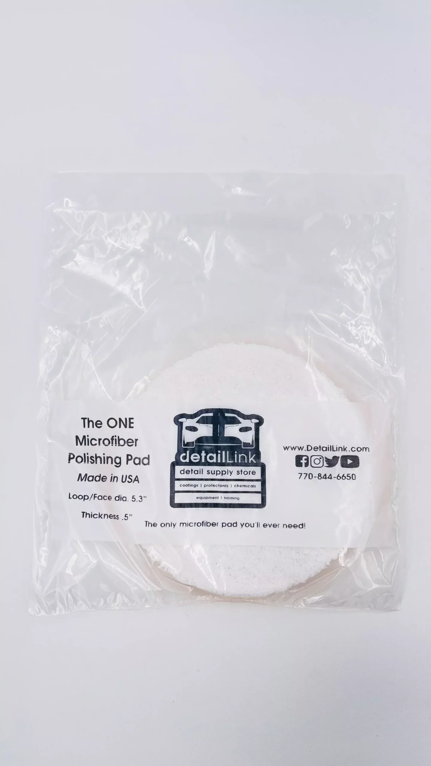 The ONE Microfiber Polishing Pad 5.25"