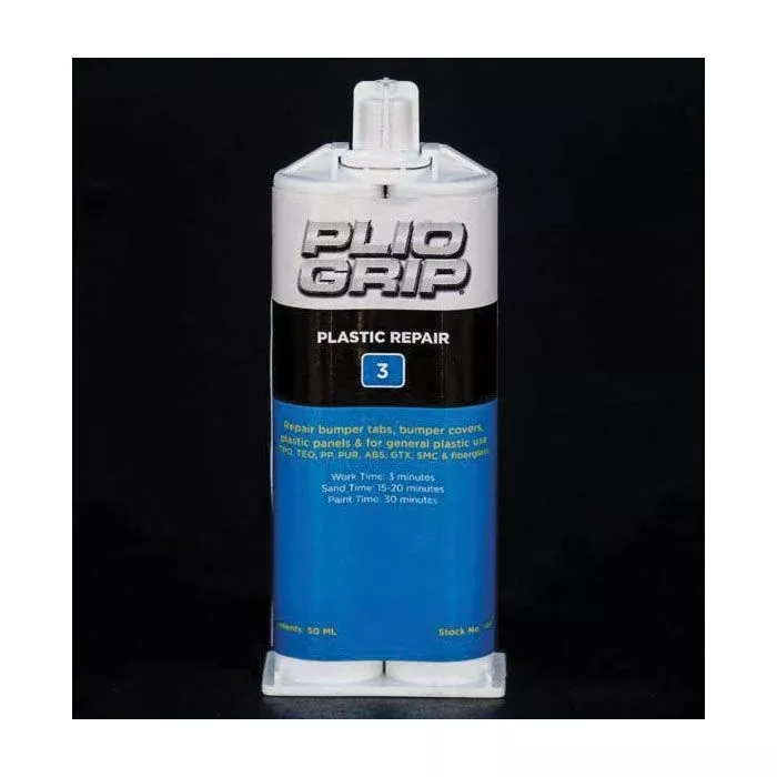 Plio-Grip 8001 Plastic Repair 3 Plastic Repair 220 mL Beige (Part A) / Black (Part B) Cartridge