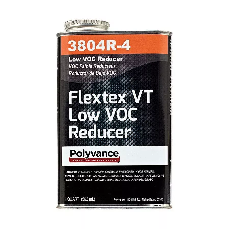 Polyvance Low VOC Reducer 3804R-4, Clear, 1 qt Can for Flextex VT