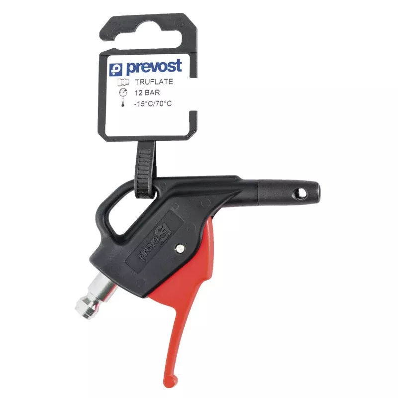 Prevost PrevoS1 UBG 06OSHP Standard Self-Service Truflate Interchange Blow Gun with OSHA Nozzle, 1/4