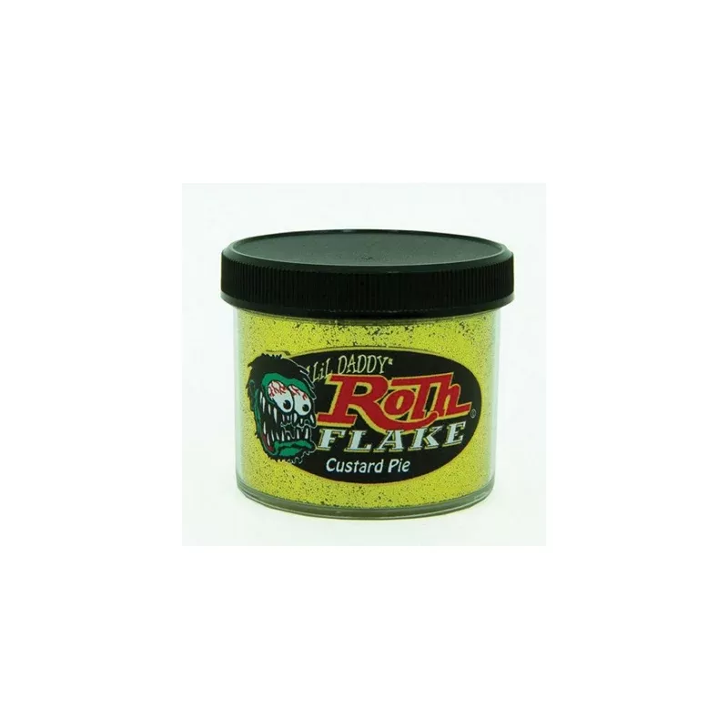 Roth Flake & Pearl Product Metal Flake BRF111 Custard Pie 2 oz Jar