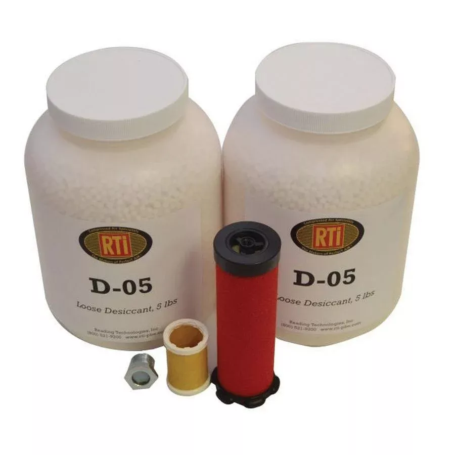 RTi RTI-D500-RK Rebuild Kit with 10 lb Activated Alumina Desiccant, Coalescing Filter, Pre-Filter