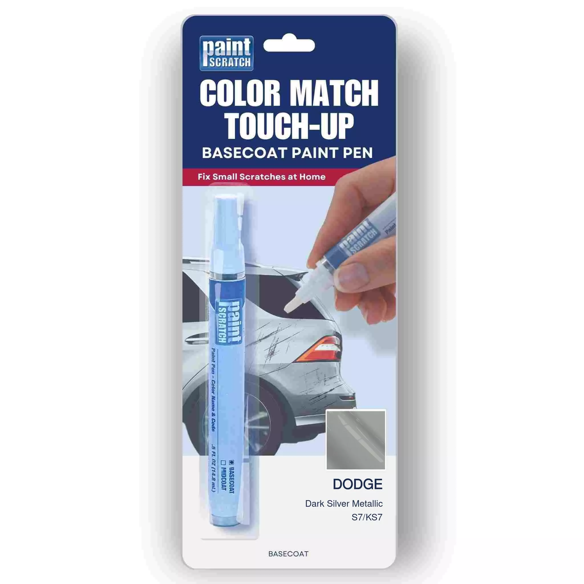 S7/KS7 - Dark Silver MetallicTouch-Up Paint Pen (1/2 oz.) for Dodge