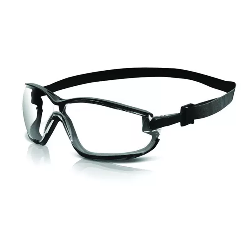 SAS 5103 Gloggles Safety Goggles Clear Lens Black Frame