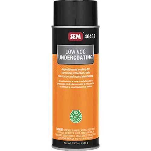 SEM 40463 Low VOC Undercoating, Black, 24 oz Aerosol Can