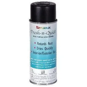 Seymour 11-3 Fresh-N-Quick Black Spray Enamel, 16 oz Aerosol, 12 sq-ft Coverage, Gloss Finish