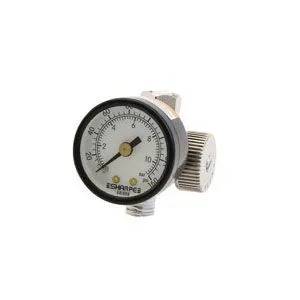 Sharpe 2210 Air Adjusting Valve 1/4 in MNPT Port with 160 psi Gauge