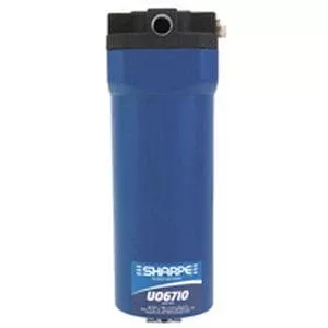 Sharpe Air Filter 6710, 1/4 in NPT Inlet x Plugged Outlet, 120 cfm, 5 µm Rating, Reusable Edge-Type
