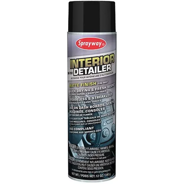 Sprayway 780 Interior Detailer 20 oz Colorless Matte Spray Aerosol Can