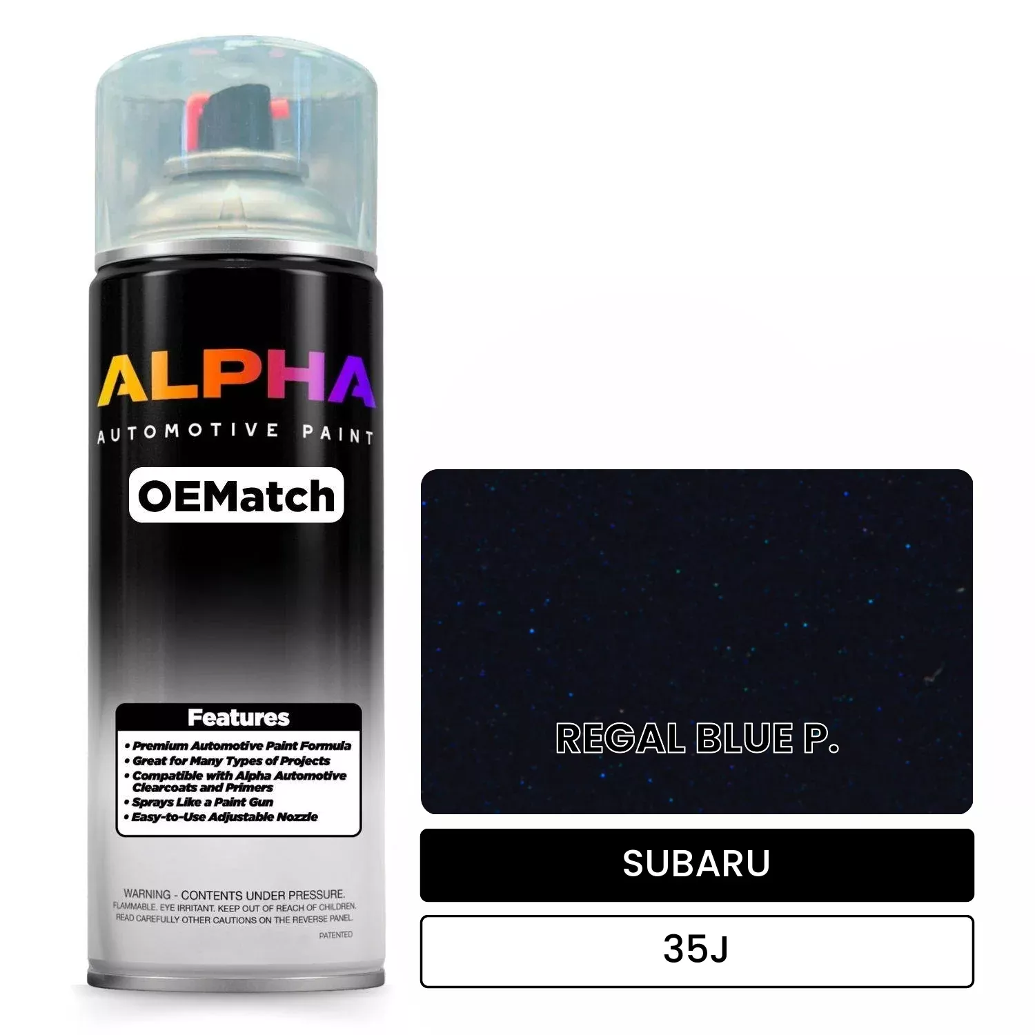SUBARU REGAL BLUE P. 35J | OEMatch Automotive Spraycan