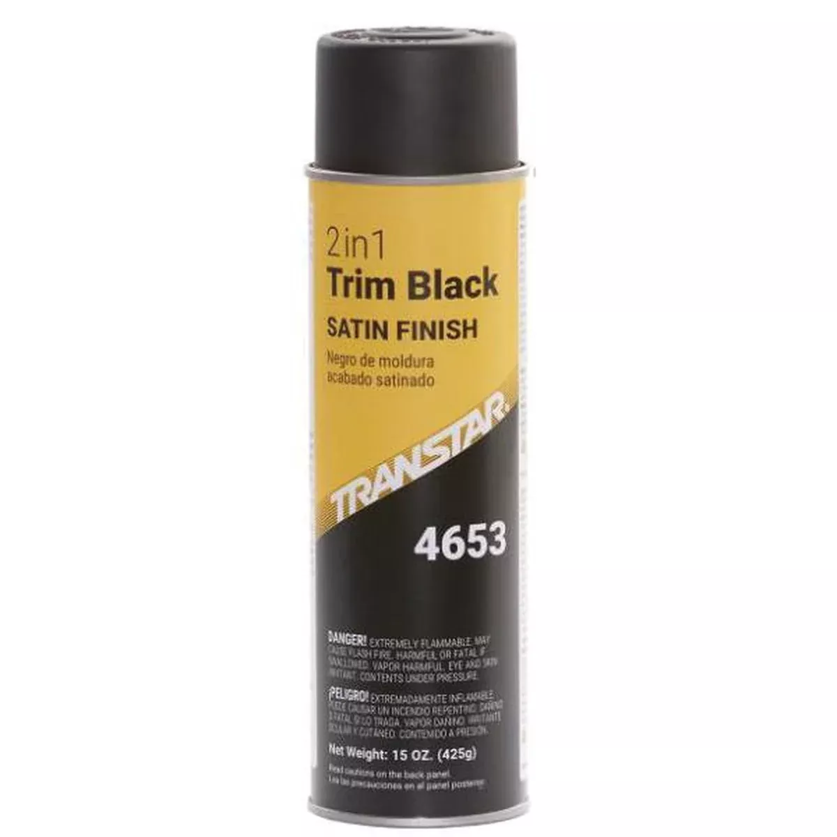 Transtar 2-in-1 Trim 4653 20 oz Satin Black Aerosol Can