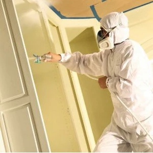 Trimaco SuperTuff 28043 Anti-Static Breathable Spray Suit X-Large White Polyester