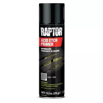 U-POL 5023 RAPTOR Gray Acid Etch Primer 13.2 oz Liquid, 48.4 sq-ft Coverage