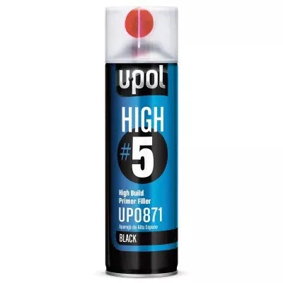 U-POL HIGH#5 High Build Primer Beige 450ml Aerosol (Part 0783V)