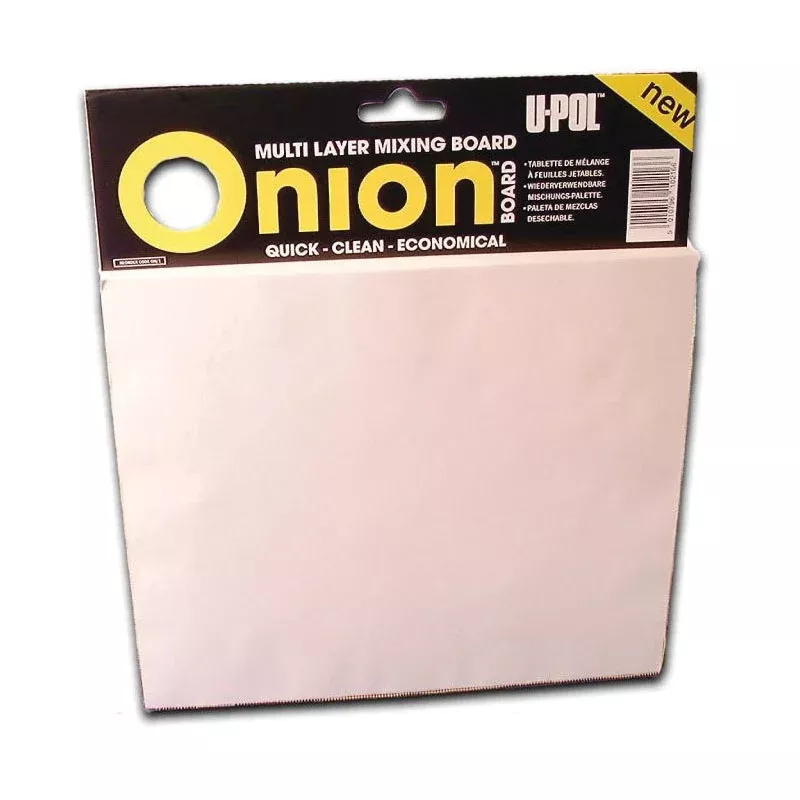 U-POL Onion Board 0737 100 Sheets (Wax-Free Mixing Surface)