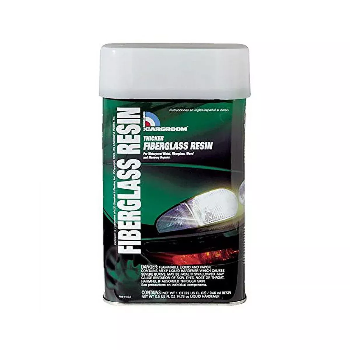 USC 77071 CarGroom Fiberglass Resin - 1 qt Amber Liquid