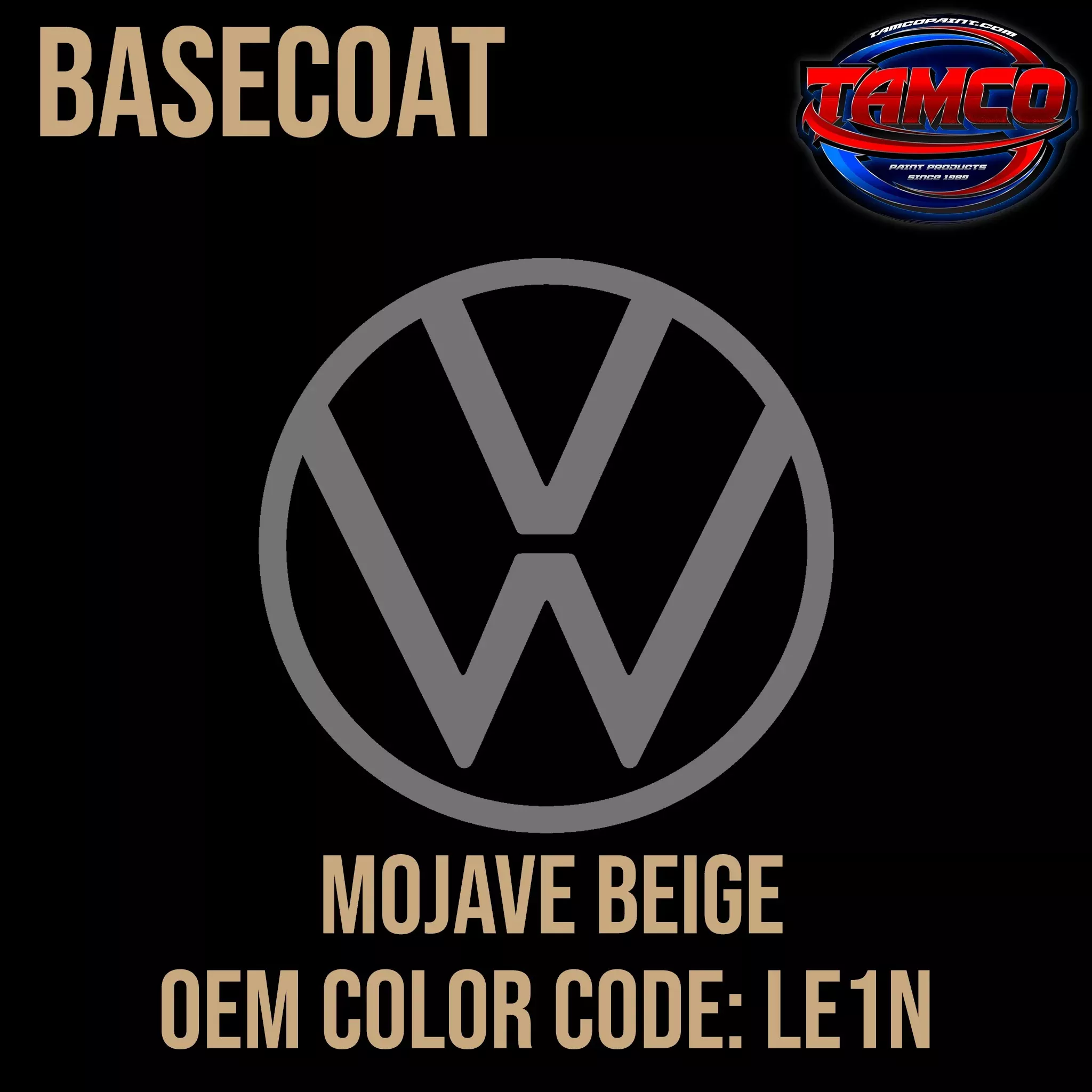 Volkswagen Mojave Beige | LE1N | 1980-1983 | OEM Basecoat