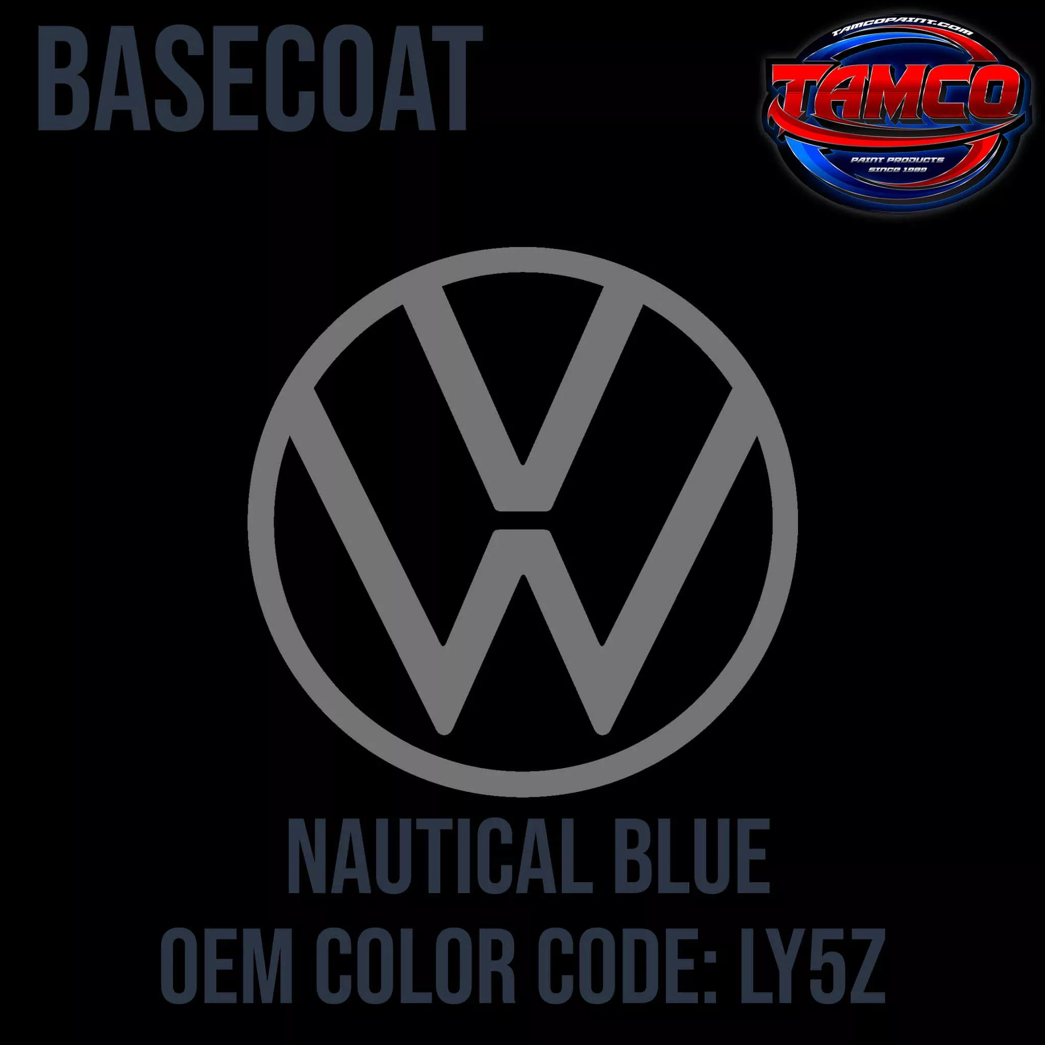 Volkswagen Nautical Blue | LY5Z | 1987-1989 | OEM Basecoat