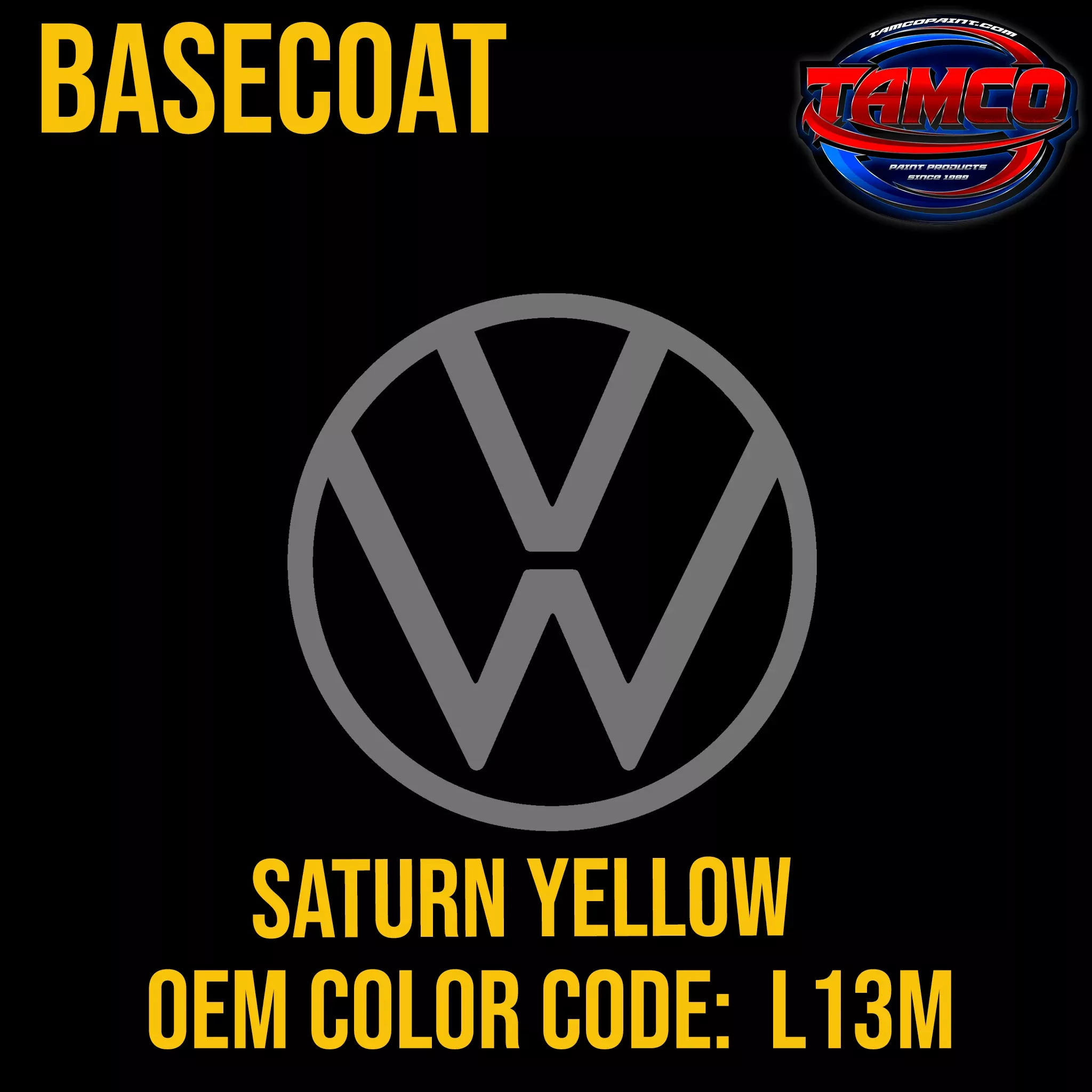 Volkswagen Saturn Yellow | L13M | 1972-1974 | OEM Basecoat