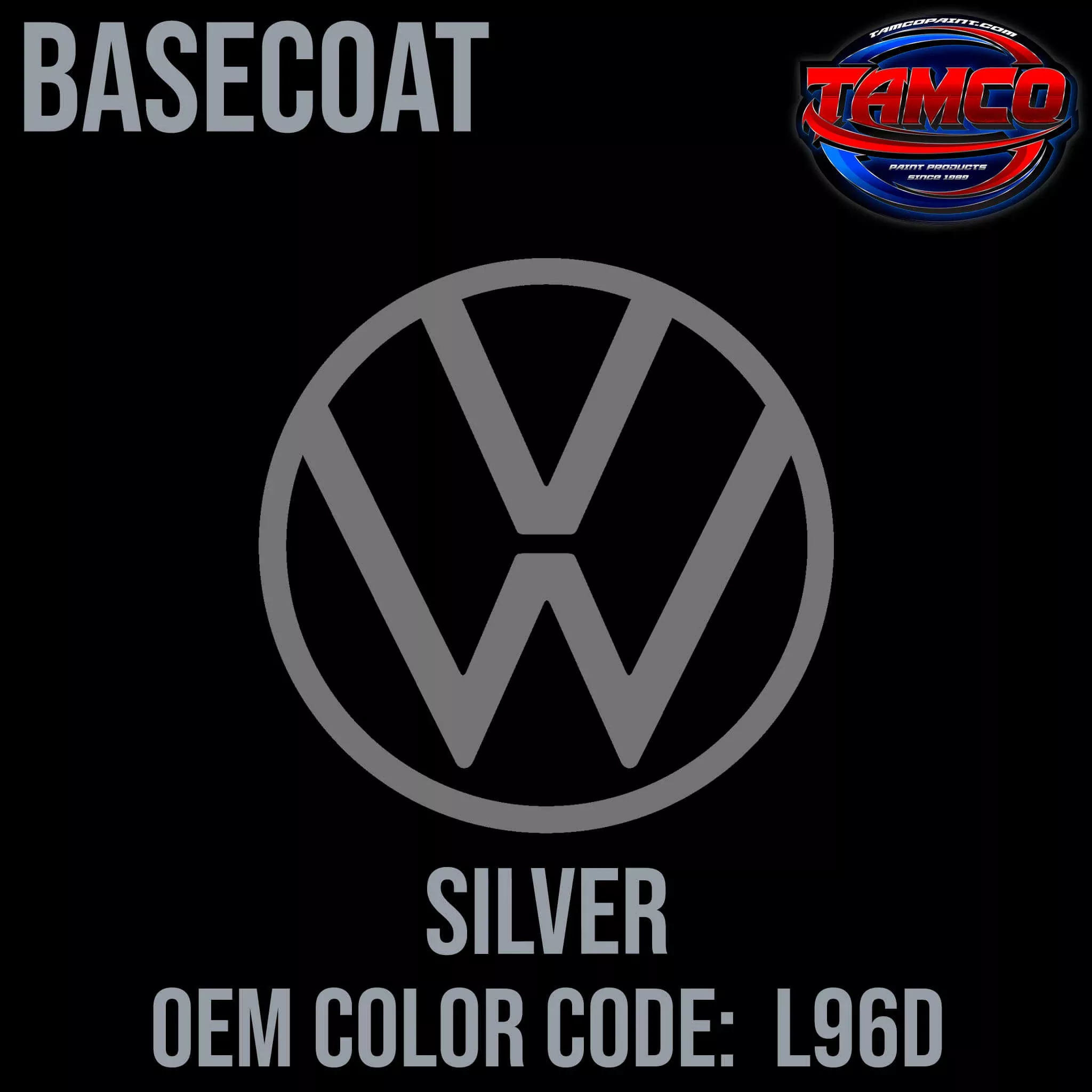 Volkswagen Silver | L96D | 1970-1974 | OEM Basecoat