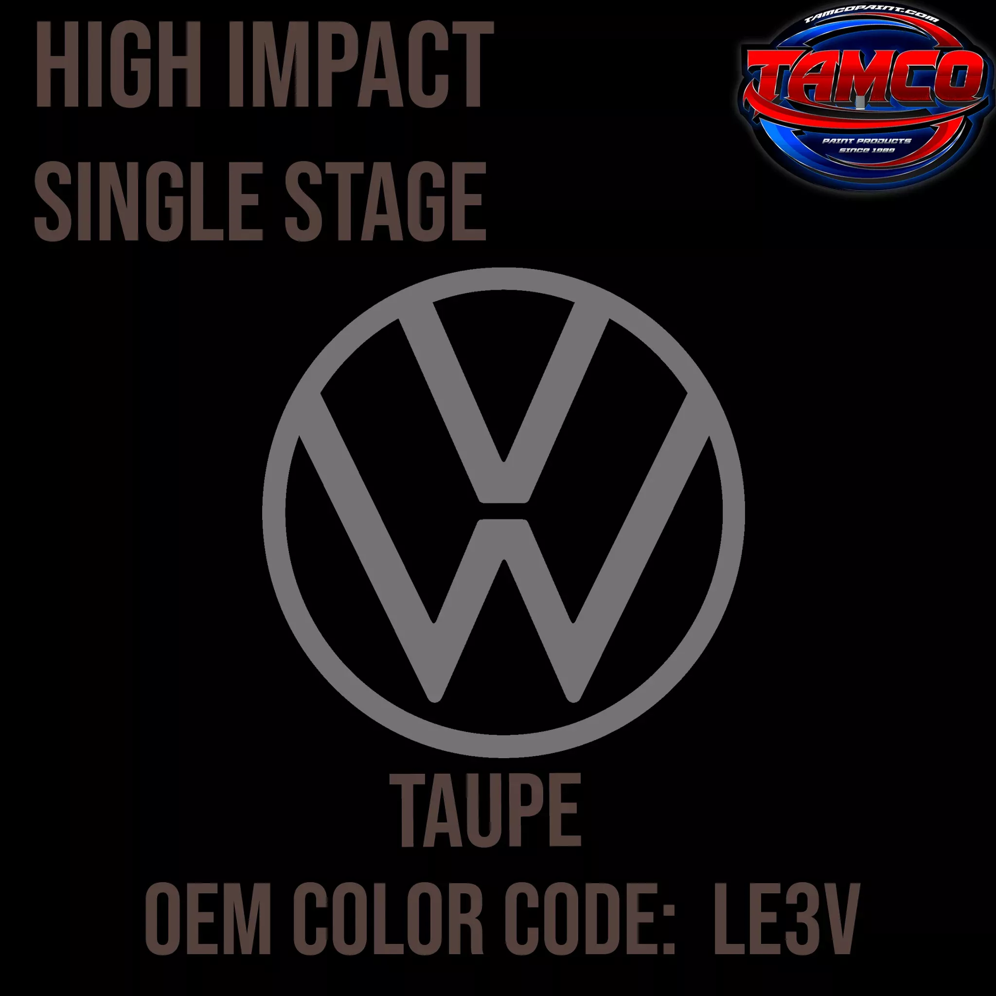 Volkswagen Taupe | LE3V | 1979 | OEM High Impact Series Single Stage