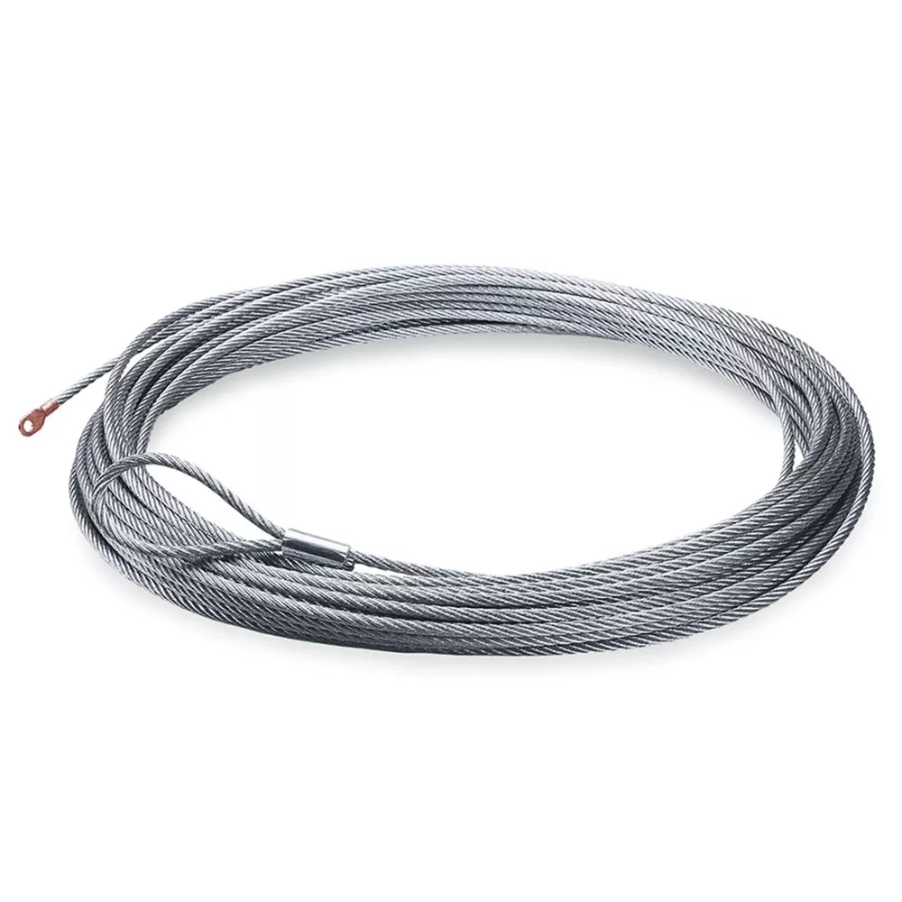 Warn Replacement Steel Winch Rope – 5/16 in x 125 ft, Galvanized – for 9.5cti, Powerplant 9.5, and XD9i (38312)