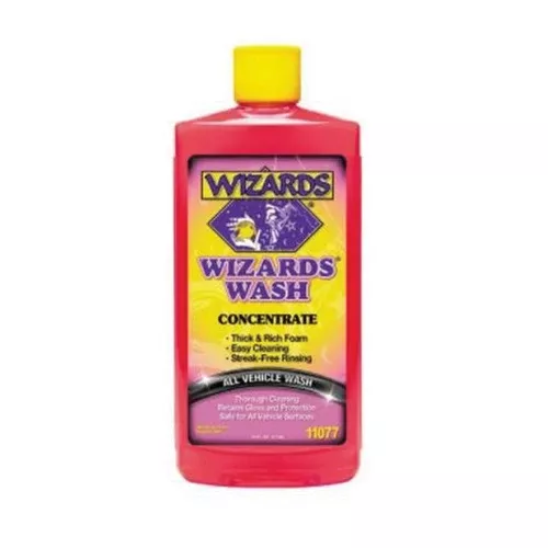 Wizards Products Concentrated Car Wash 16 oz Pink Liquid - Powerful Grease and Grime Cleaner
