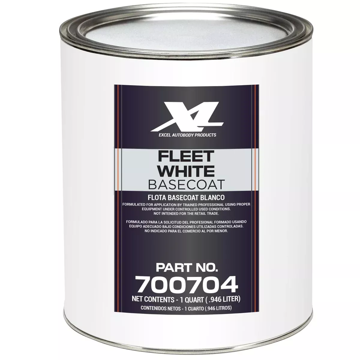 X-L Fleet White Basecoat Quart 700704